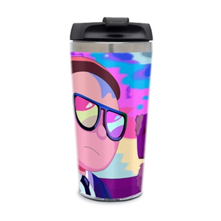 Copo Termico Personalizado Inox Rick and Morty Carro 450 ml