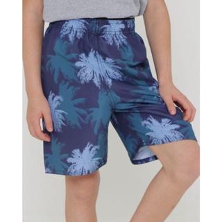 Bermuda Infantil Surf Estampa Floral Azul Marinho