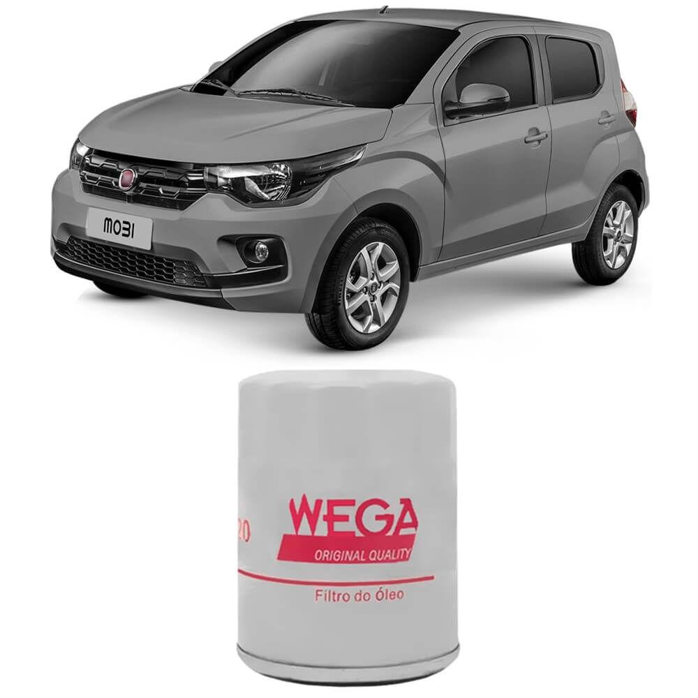 Filtro Óleo Fiat Mobi 1.0 2017 A 2019 Wega
