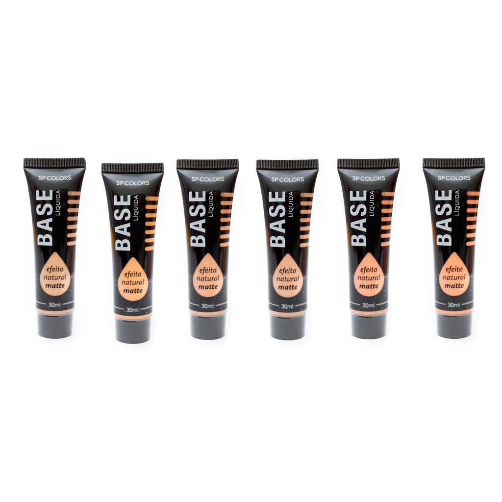 Base Natural Matte Cores 01 ao 06 SP Colors | Shopee Brasil