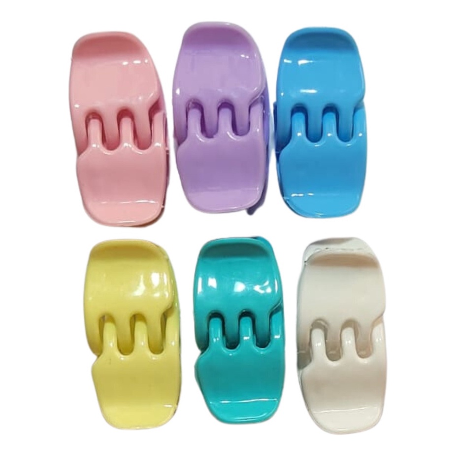 Piranha Pequena Para Cabelo 12 Unidades Diversas Cores | Shopee Brasil