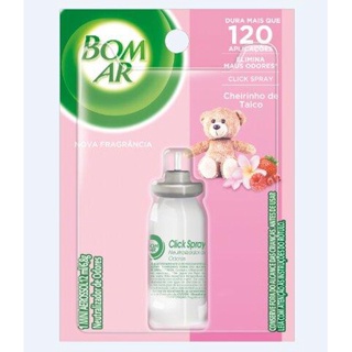 Bom Ar Click Spray Cheirinho de Talco Refil 12mL