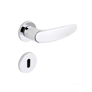 Fechadura interna em aço inox e zamac Verona Polo Z 18x6,15cm cromada Arouca