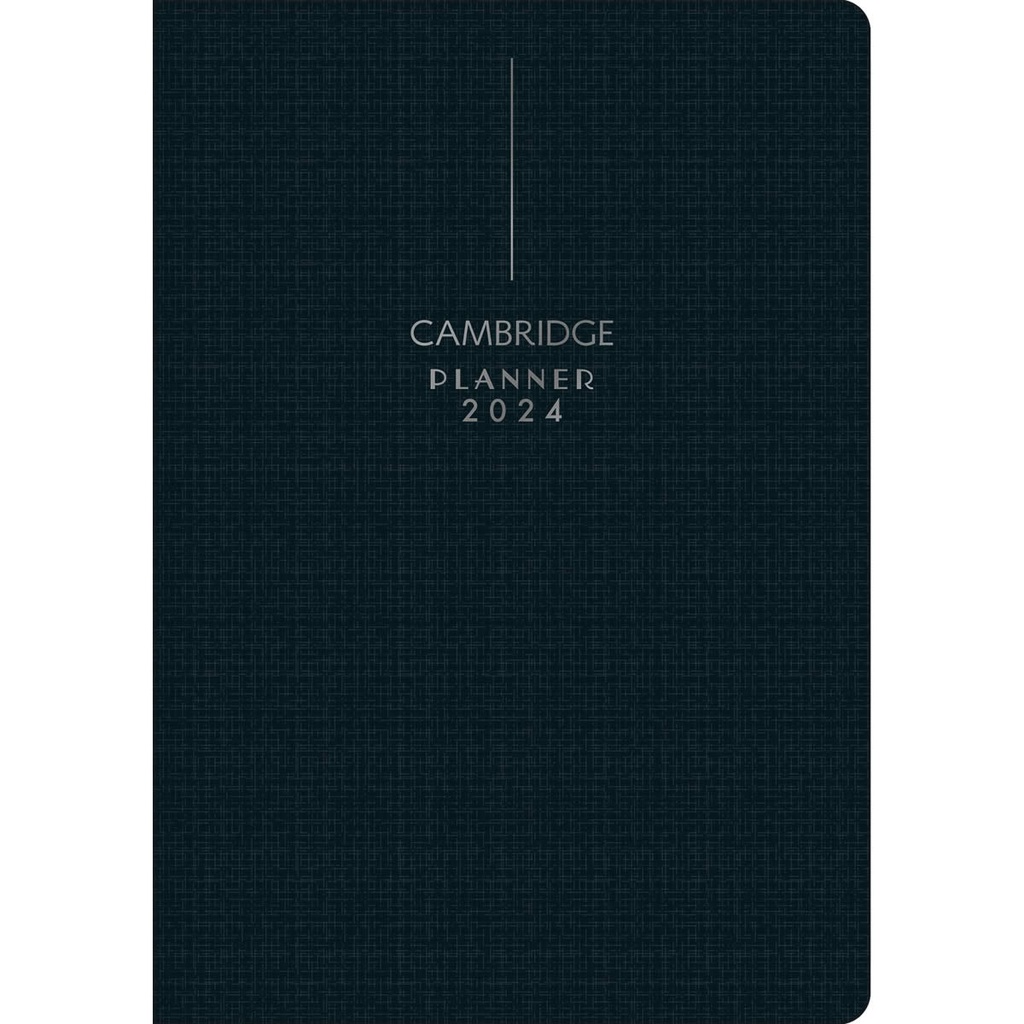 Planner 2024 Cambridge Executivo Costurado Preto Tilibra Shopee Brasil