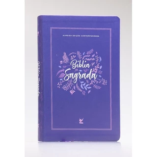 Bíblia Sagrada | AEC | Letra Gigante | Capa PU | Roxo