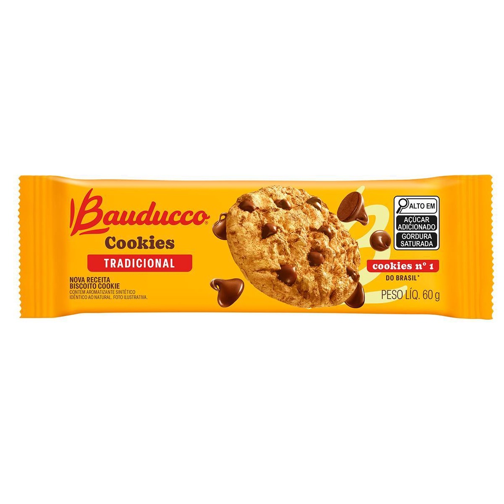 Biscoito Bauducco Cookies Original - 100g