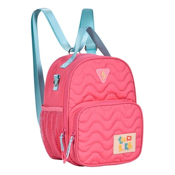 Mochila Escolar Luluca Azul e Rosa - Clio Style - nivalmix