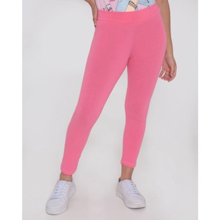 Calça Legging Juvenil Rosa Claro