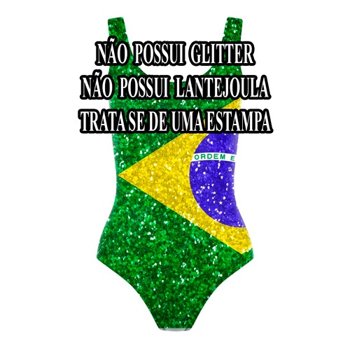 Body Feminino Com Bojo Bori Feminino Maio Feminino Brasil Copa do Mundo  2022 Tecido Suplex Estica Muito Bem Amarelo Verde Branco Preto