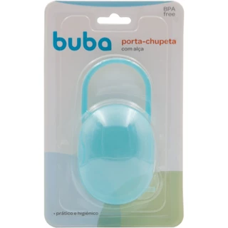 Porta Chupeta Prático E Higiênico Com Alça Azul 14466 - Buba