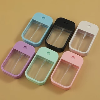 Frasco De 45ml De Cartão Colorido Cor Silicone Macio Plástico Perfume Conveniente Spray Separado