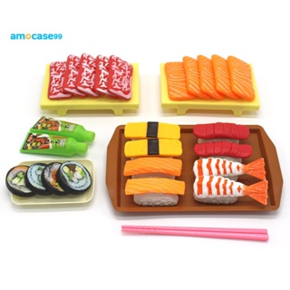 Jogo 2 Comidas Japonesa Sushi Infantil Brinquedo Cozinha Toy