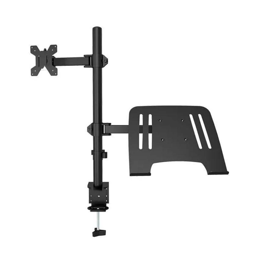 Suporte Duplo Articulado De Mesa Para Monitor E Notebook 074