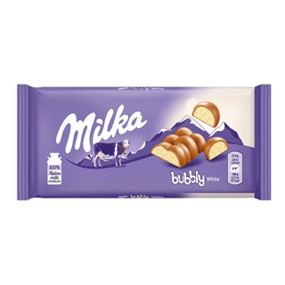 Barra de Chocolate Bubbly White 100Gr - Milka