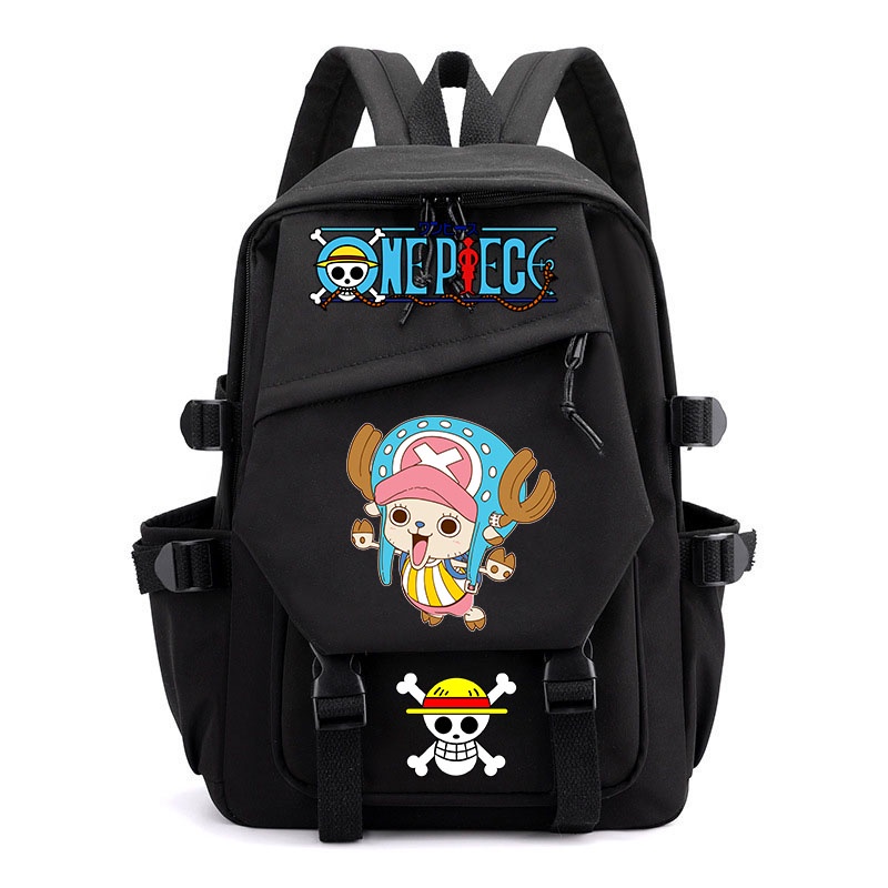 Mochila Anime Laotop Estudantil One Piece School Bagpack