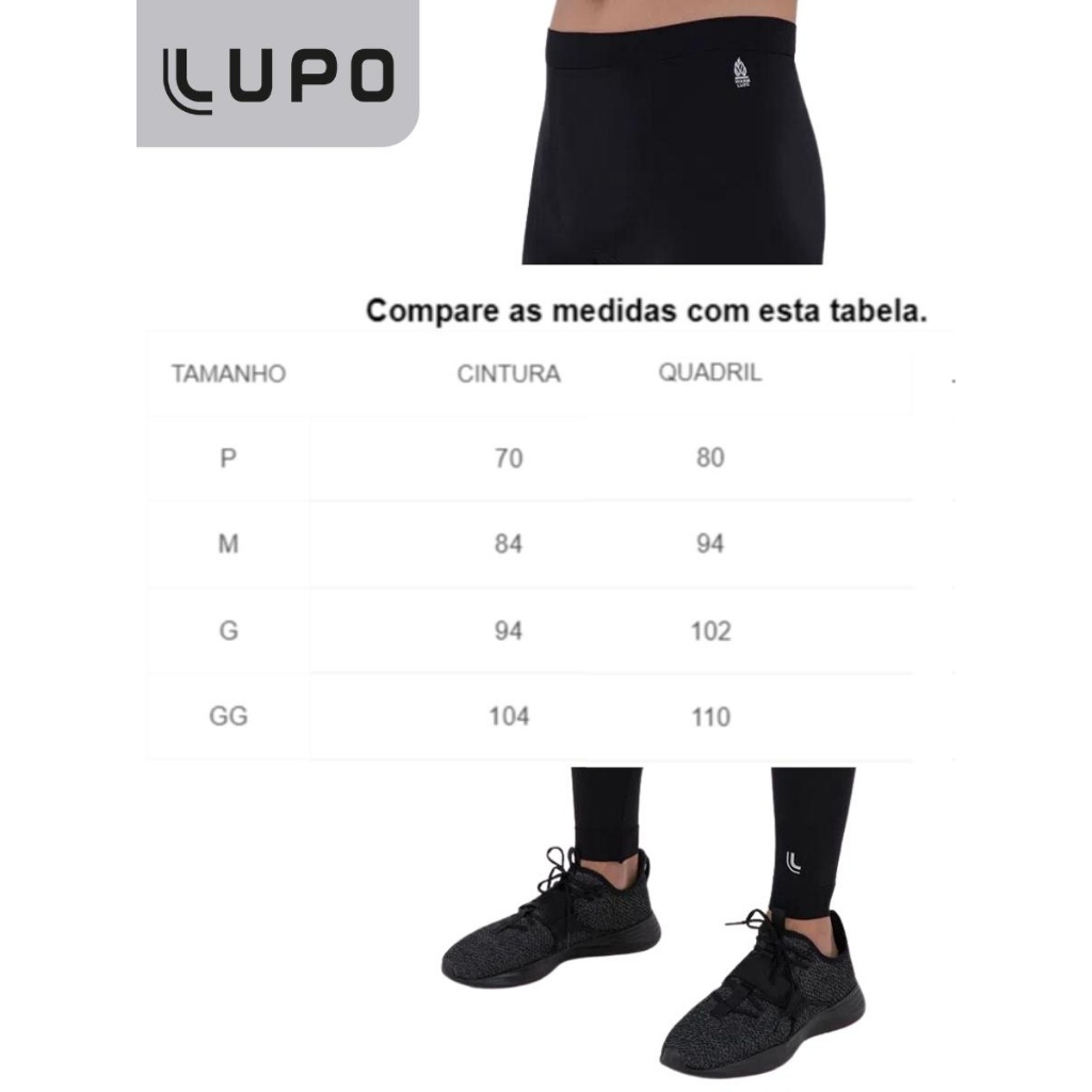 Calça Masculina Underwear Warm Lupo Sport Advanced Adulto