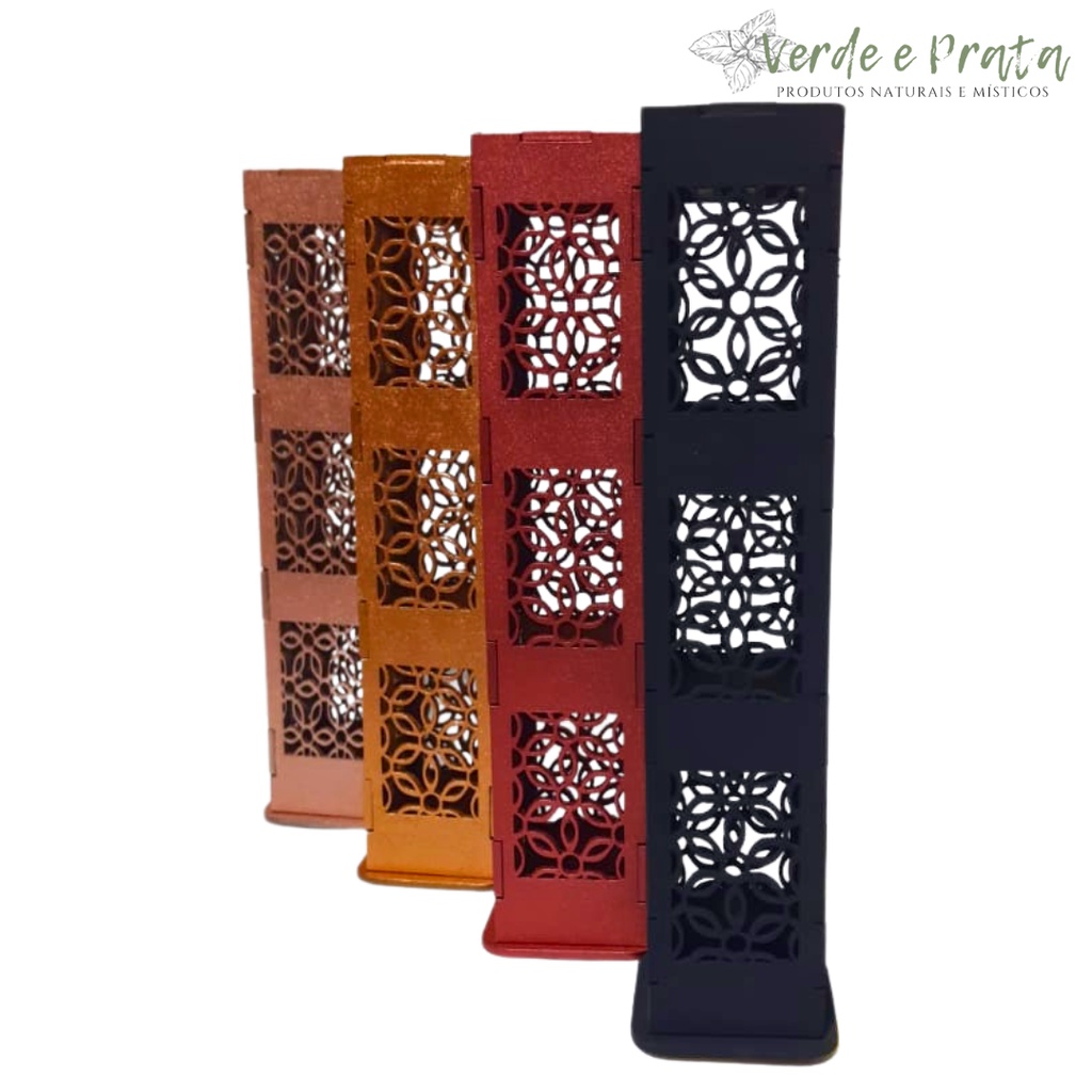 Incensário Porta Incenso Vertical Torre em MDF 3mm