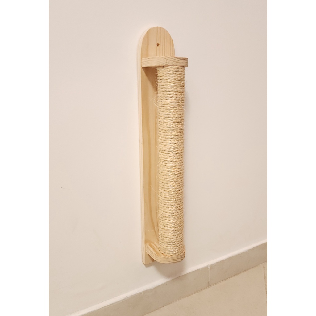 Arranhador Para Gatos de Parede Gato Vertical Brinquedo Sisal Postinho ...