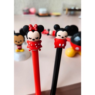 Caneta Gel Fina Cute Mickey e Minnie - Kit com 2