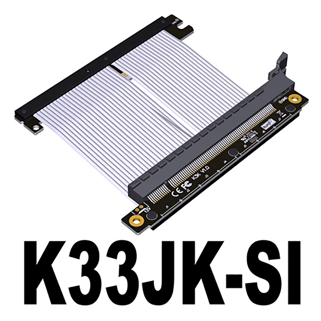 ADT-LINK PCI E 4.0 X16 Cabo Riser Express Prata Extensor De GPU Duplo ...