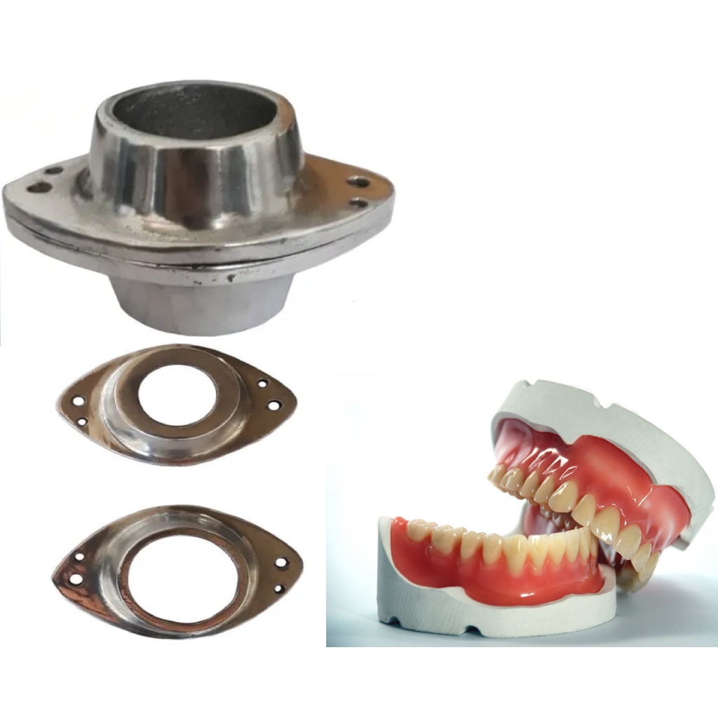 Mufla protético Prótese Ocular Número 3 Aluminio | Shopee Brasil