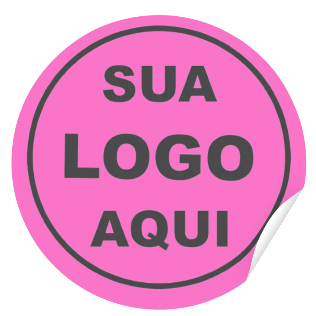 500 Etiquetas Adesivas Personalizada 3x3 cm Premium PROMOÇÃO