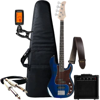 Kit Contra Baixo Strinberg Pbs40 Precision Passivo 4 Cordas + Acessórios + Amplificador Sheldon