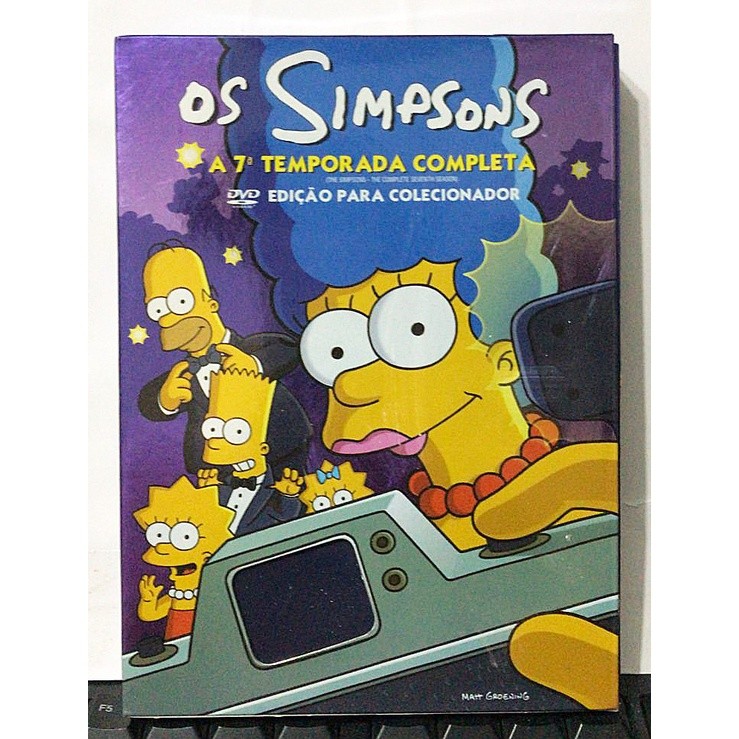 BOX - Coleção Os Simpsons 7° Temporada (4 DVDs) | Shopee Brasil