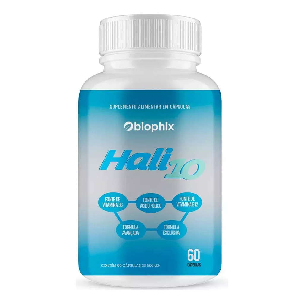 01 Pote Hali10 Original 60 Cápsulas - Rápida Absorção | Shopee Brasil