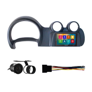Kit Multimídia Positron 2 Din Uno Vivace 10 11 A 14 Fiorino 2015 Em Diante 6,2 Pol Moldura Cinza Camera Ré Bluetooth