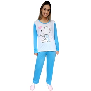 PIJAMA INFANTIL MANGA LONGA E CALÇA ROBLOX MENINA