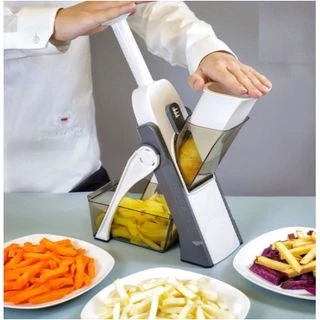 Ralador Fatiador de Legumes e Frutas 3 peças Cortador de Cozinha Multiuso