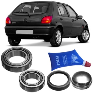 Kit Rolamento Roda Ford Fiesta 95 A 2002 Traseiro S/abs Skf