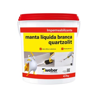 Manta líquida 4,5kg branca Quartzolit