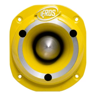 Super Tweeter Eros ETA 44 Trio 8 Ohms 300w RMS Eros Amarelo Profissional De Excelente Qualidade