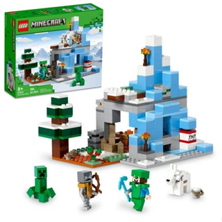LEGO minecraft os picos gelados (304 peças)