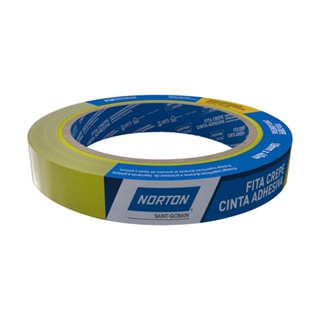 Fita Crepe Auto p/ Restauração e Polimento 18x40mm Amarelo Norton