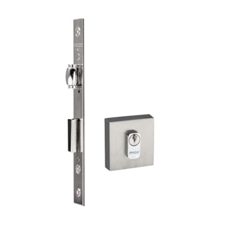 Fechadura Pado Externa Quadrada com Rolete 55mm Cromada Acetinada Fechadura Zm Rolete Rq2 464-55Re Ctz-55 Cr Pado