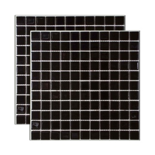 Pastilha Vidro Rea 30x30cm Preta