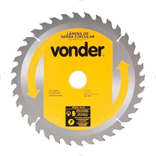 Lâmina de Serra Circular com Vídea 400x30mm 36 Dentes Vonder