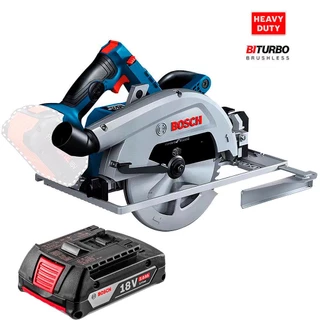 Serra Circular 7.1/4 POL à Bateria 18v BITURBO GKS 18V-68 GC com Bateria 2,0 Ah BOSCH