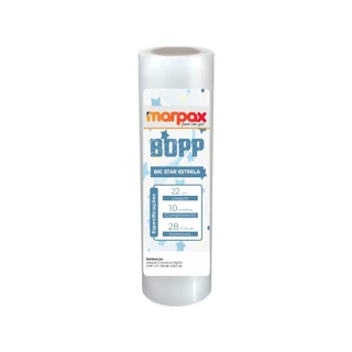 Bopp Holográfico Big Star para laminação 22cmx10m Marpax 1un
