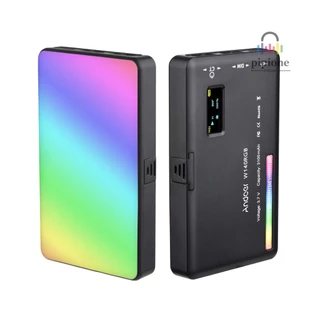 Andoer W140 RGB Luz De Vídeo LED Recarregável Fotografia De Preenchimento CRI95 + 2500K-9000K Dimmable 20 Efeitos De Iluminação Com Came-PIPI1