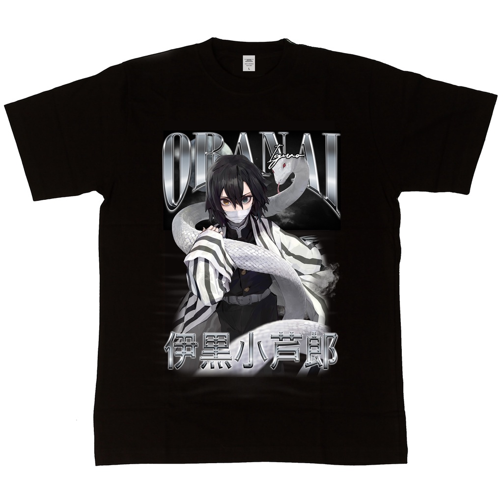 Camiseta Iguro Obanai Demon Slayer Homage Series top | Shopee Brasil