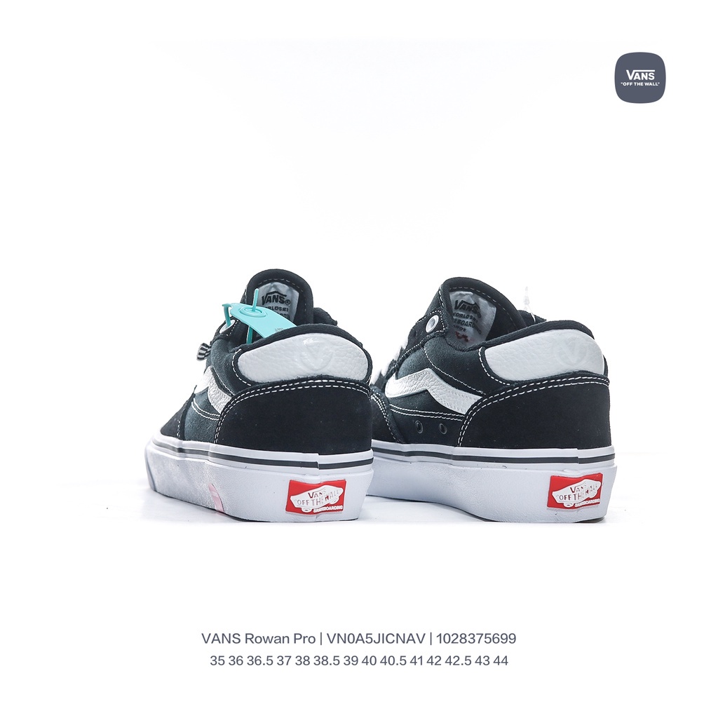 Vans Rowan Pro Skateboarding Moda Camurça Unisexo Deportes Profesionales Sapatos Casuais De Ponta Baixa-1941
