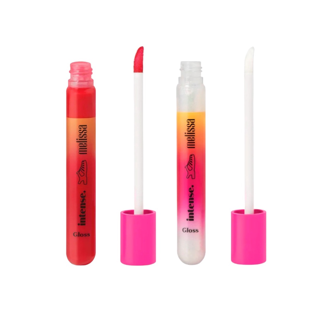 Kit Melissa Gloss Labial Pink e Gloss Labial Plastic Lips | Shopee Brasil