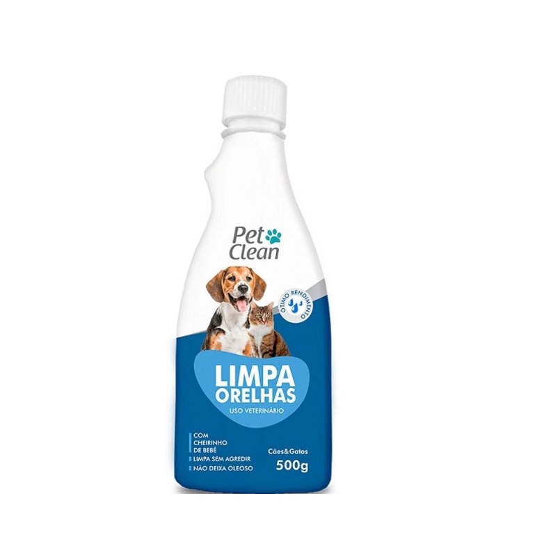 LIMPADOR DE ORELHA PET CLEAN 500 ML | Shopee Brasil
