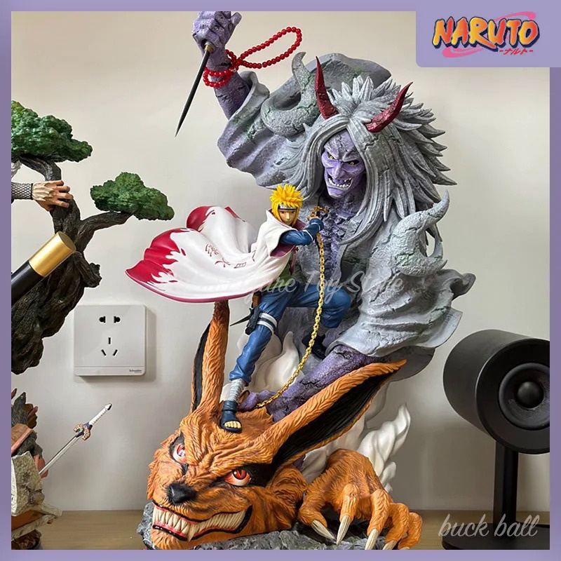 Naruto Action Figure Japonês NOVO Naruto Quarto Hokage Yondaime Namikaze  Minato Kunai Com Couro Brinquedos Para Crianças Brinquedos 18CM Y200811 De  $98,09