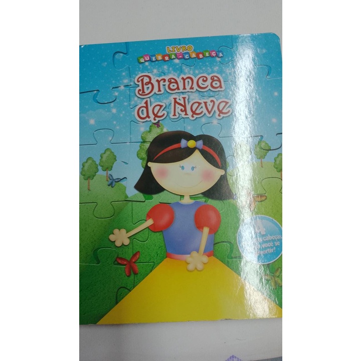 Livro quebra-cabeça: Branca de Neve - Aquarela Livros