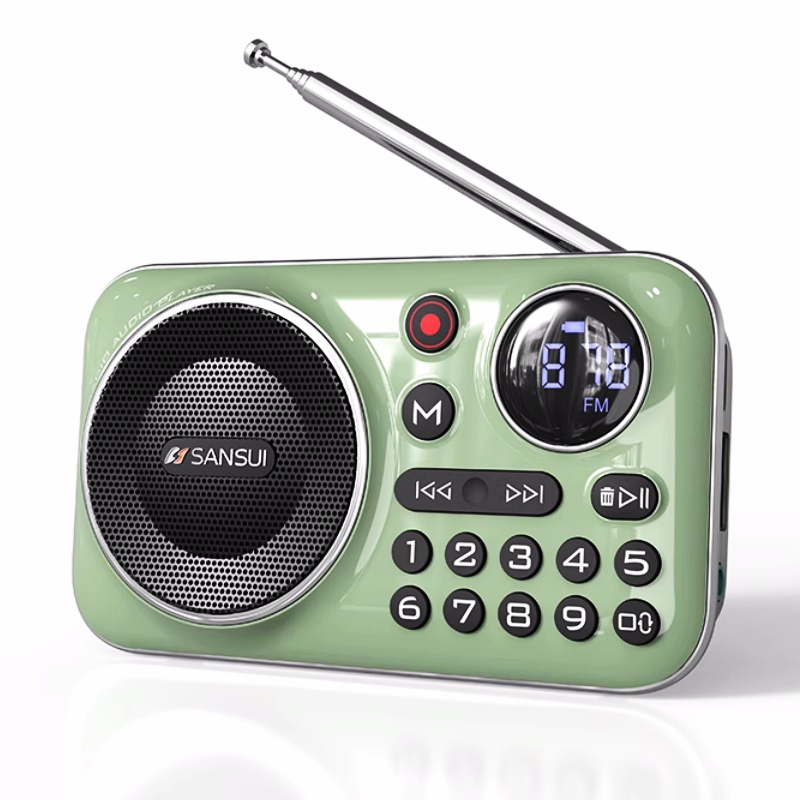 SANSUI F21 Altifalantes Bluetooth Mini Rádio FM Portátil Sem Fio